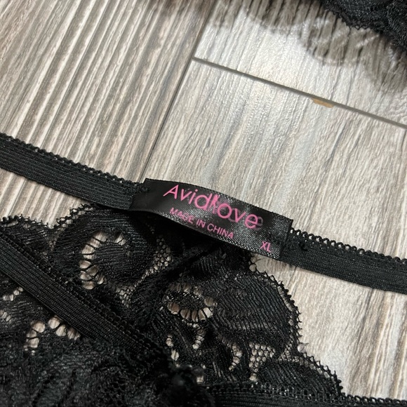 Strappy thong lingerie set nwot - Picture 4 of 6